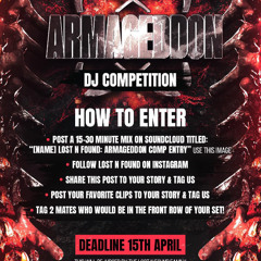 BEANO LOST N FOUND: ARMAGEDDON COMP ENTRY