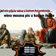 pije wino z kolom