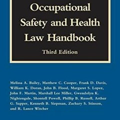 Book Occupational Safety and Health Law Handbook