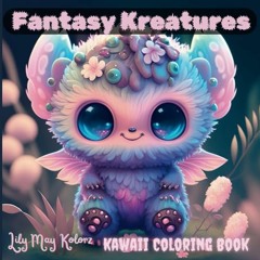 TÉLÉCHARGER Fantasy Kreatures : A Kawaii Coloring Book for Adult and Teen's with Cute Dragons, Uni