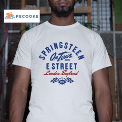 Bruce Springsn And E Street Band London Uk Tour 2024 Shirt
