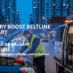 Battery Boost Beltline Calgary | 587-800-1392 | Tow Trucks Calgary