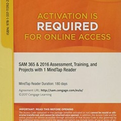 [Download] EPUB 🖌️ SAM 365 & 2016 Assessments, Trainings, and Projects Printed Acces
