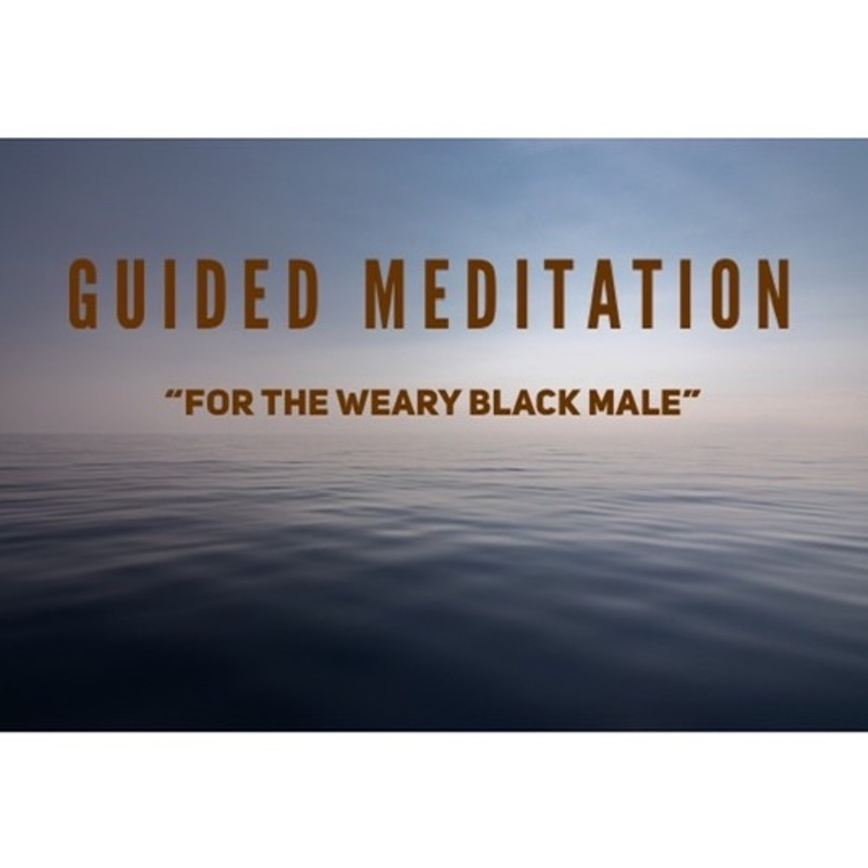 Meditation For The Weary Black Male