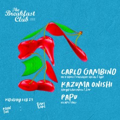 Carlo Gambino - Live At The Breakfast Club / Melbourne / 27th Feb 2023