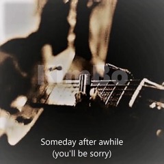 Someday after awhile(you’ll be sorry)