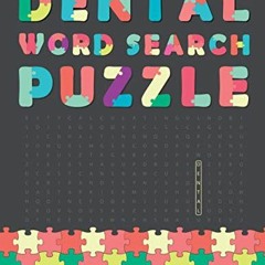 [Access] EPUB 📨 Dental Word Search Puzzle: Activity Book for Adults - Puzzlebook Gif