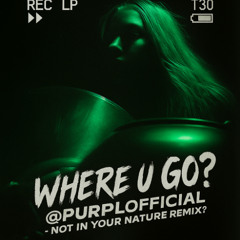 Where u go? @purplofficial - Not In Your Nature remix?