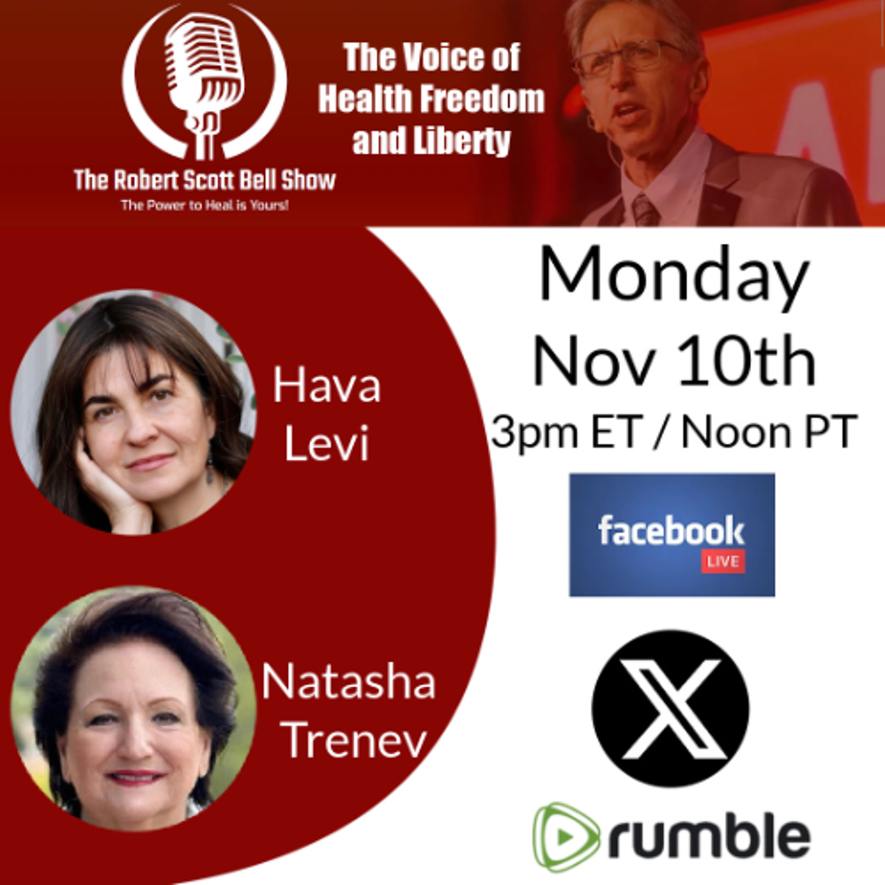 Legacy Media Collapse, Bayer Eyes Glyphosate Exit, Paxil Fraud, Vaccine Religion, Hava Levi, Natasha Trenev - The RSB Show 11-10-25