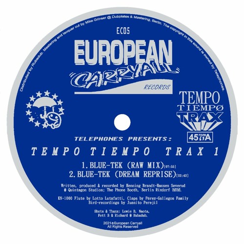 Stream Telephones presents: Tempo Tiempo Trax 1 (EC05) by Telephones |  Listen online for free on SoundCloud