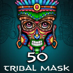 GET EBOOK 📦 50 Tribal Mask: Color by Number Coloring Book of african designs for Adu