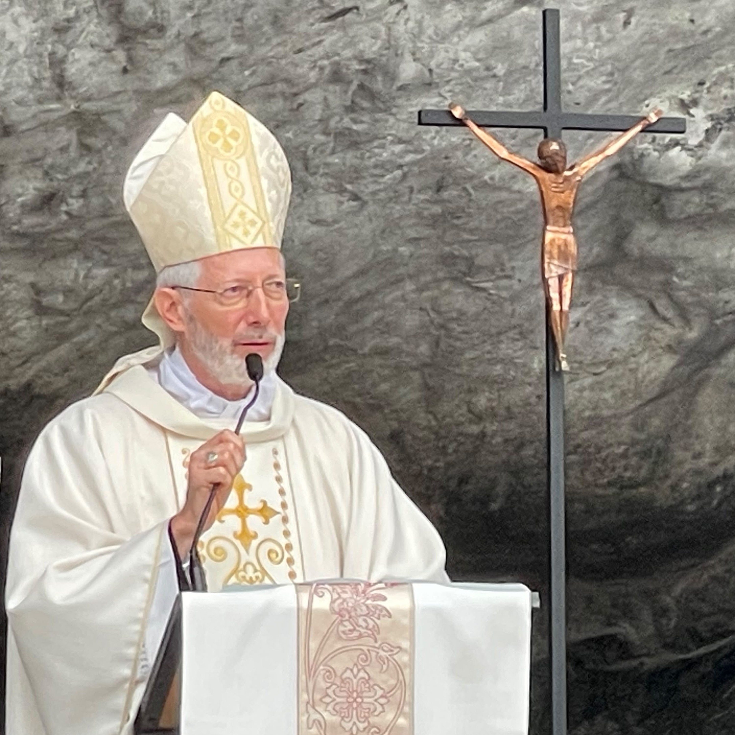 Messa alla Grotta di Lourdes - Omelia di Mons. Guido Marini episode artwork