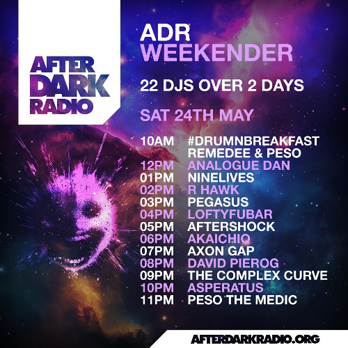 R Hawk AfterDarkRadio Weekender May 2025