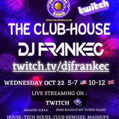 The ClubHouse by DJ FrankEC on Phatsoundz Radio (10-22-25)