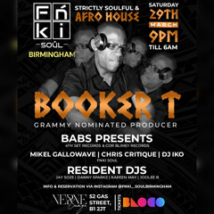 follow on insta @fnki__soulbirmingham Promo Mix 29.3.25 DJ BOOKER T, BABS PRESENTS, SOULMEKANIZ