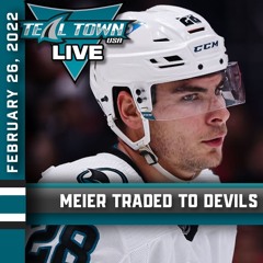BREAKING: Sharks Trade Timo Meier to Devils - 2/26/2023 - Teal Town USA Live