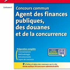 DOWNLOAD/PDF  CONCOURS COMMUN AGENT DES FINANCES PUBLIQUES/DOUANES/CONCURRENCE - CAT C - N?