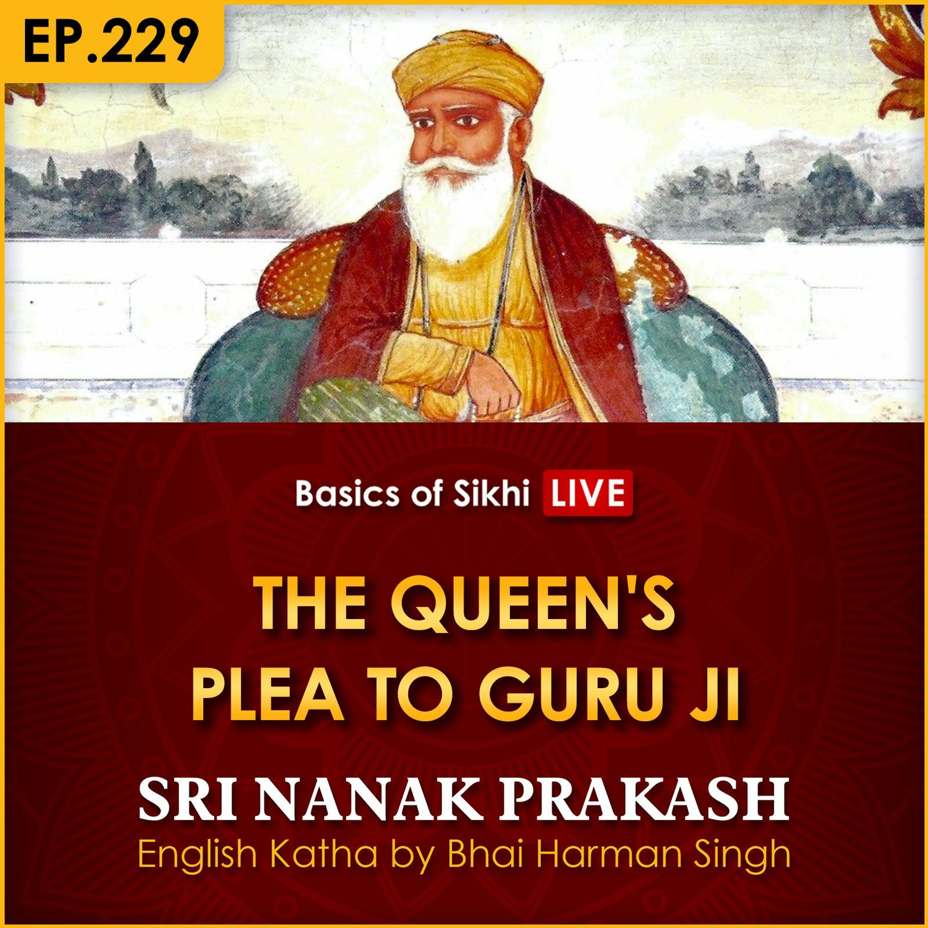 #229 The Queen's Plea to Guru Ji | Sri Nanak Prakash Katha | Bhai Harman Singh episode artwork