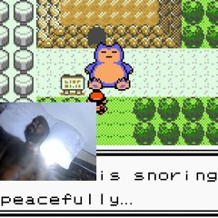 mc ride was trying to sleep but somebody woke him up with the pokeflute
