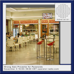 Wrong Sals Proverbs for Paranoids - 5th November 2025