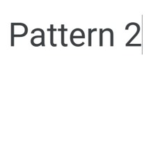Pattern 2