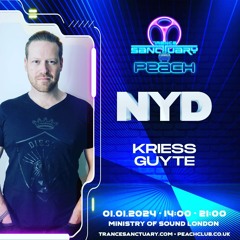 Kriess Guyte Live @ Trance Sanctuary Meets Peach NYD, Ministry Of Sound London 1.1.2024