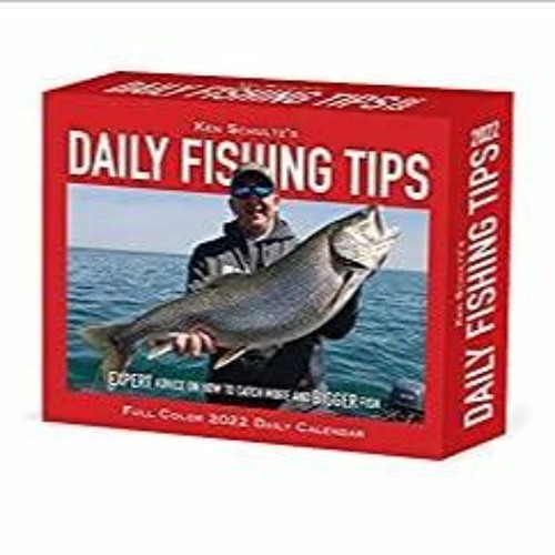 PDFDownload~ Ken Schultz's Daily Fishing Tips 2022 Box Calendar, Daily Desktop