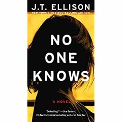 eBook ✔️ Download No One Knows A Book Club Recommendation!