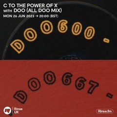 C to the Power of X with Doo - 26 June 2023