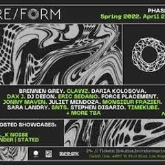 RE/FORM Spring 2022 DJ Contest : ZRO DJ