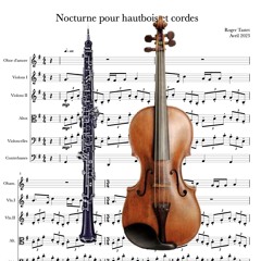 Nocturne pour Hautbois et Cordes (Nocturnal for oboe and strings)