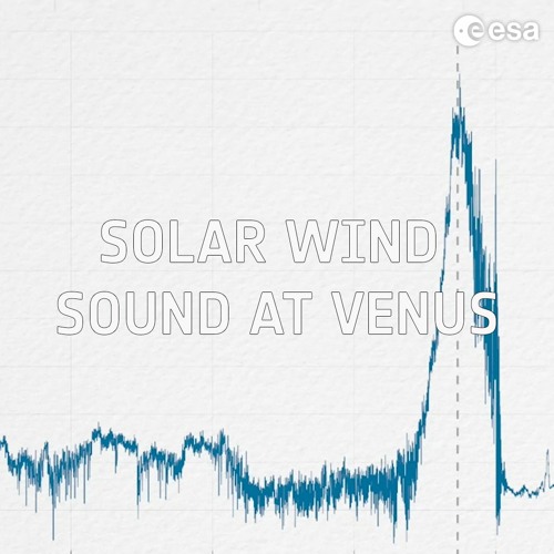 The sound of the solar wind at Venus