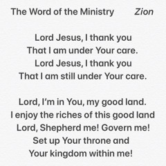 Set up Your Throne & Your Kingdom within Me | Melody by Zion (’20. 10)