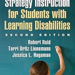 $Epub+ Strategy Instruction for Students with Learning Disabilities (What Works for Special-Ne