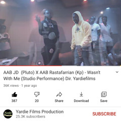 AAB JD (Pluto) X AAB Rastafarrian (Kp) - Wasn't With Me (Studio Performance) Dir. Yardiefilms