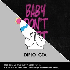 Boy Don't Hurt Me (BODING Techno Remix) | David Guetta feat. Bebe Rexha vs. Diplo & GTA