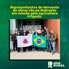 Representantes do Noroeste de Minas vão ao Nebraska em missão pela agricultura irrigada.