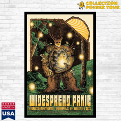 Widespread Panic Indianapolis, IN Shows August 8-9 2025 Poster Limited Edition