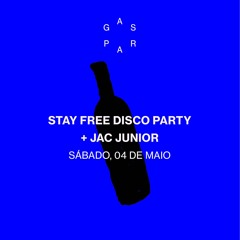 Gaspar recebe Stay Free Disco Party com DJ Jac Junior