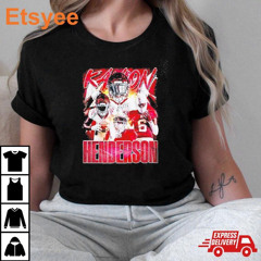 Kavion Henderson Arkansas Razorbacks Football Vintage T-Shirt