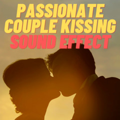 A couple very much in love and kissing snogging