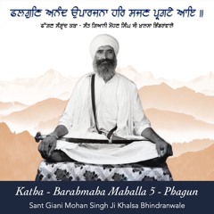 ਫਲਗੁਣਿ ਅਨੰਦ ਉਪਾਰਜਨਾ - Phalgun Sangrand Katha - Sant Giani Mohan Singh Ji Khalsa