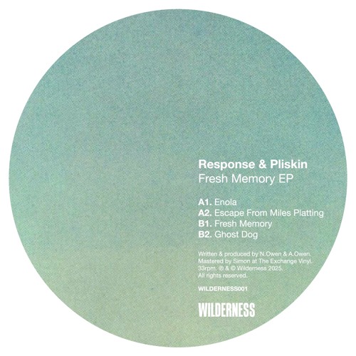 A2. Response & Pliskin - Escape From Miles Platting - WILDERNESS001
