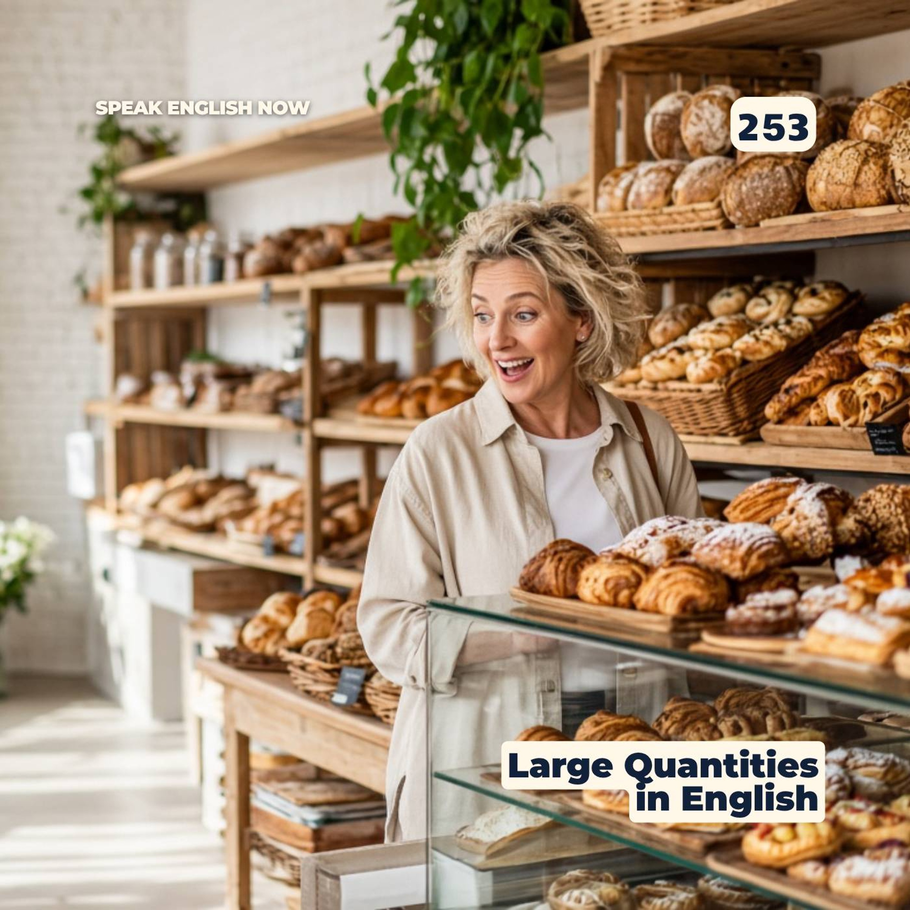 #253 Words and Phrases to Describe Large Quantities in English episode artwork