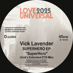 (AUDIO SNIPPET) VICK LAVENDER "SUPERHERO" LOVE UNIVERSAL MUSIC LU004