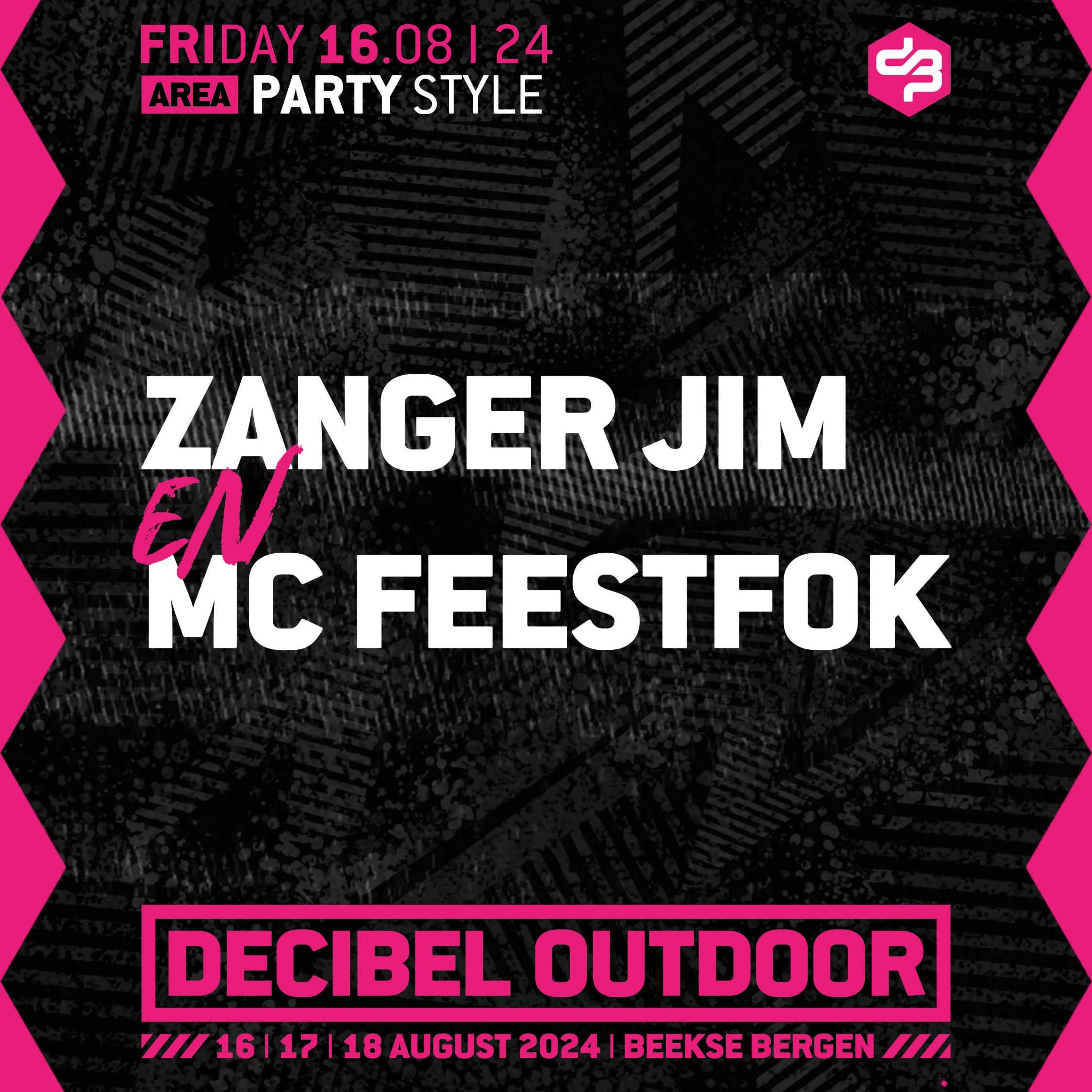 Zanger Jim & MC Feestfok | Decibel outdoor 2024 | Partystyle | Friday episode artwork