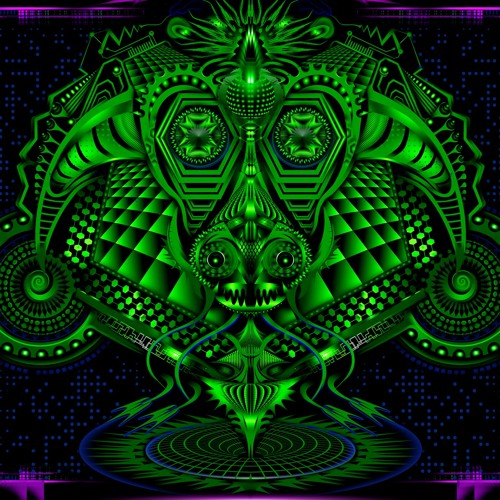 Alien in forest