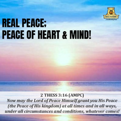 Real Peace, Peace of Heart and Mind!/Pastor Femi Paul/Testimony & Thanksgiving Service