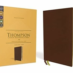 Read KINDLE PDF EBOOK EPUB KJV, Thompson Chain-Reference Bible, Genuine Leather, Calfskin, Brown, Ar