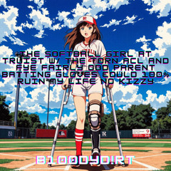 The softball Girl at truist w/ the torn acl and fye fairly odd parent batting gloves could 100% ruin my life no kizzy